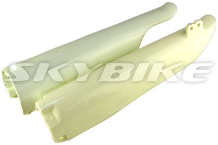 Накладки амортизаторов передних, пластик на мотоцикл эндуро skybike ZRDX-250, оригинал, Китай