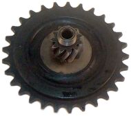 Зірочка ззаду, нові оригінальні запчастини QINGQI на мопед, скутер, моторолер skymoto FORTUNE-50, FOX-50, CADET-50, JUNIOR 50, китайський, 2т, ланцюговий, 50 кубів Зірочка ззаду, нові оригінальні запчастини QINGQI на мопед, скутер, моторолер skymoto FORTUNE-50, FOX-50, CADET-50, JUNIOR 50, китайський, 2т, ланцюговий, 50 кубів