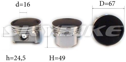 Поршнева 67 мм, 200 куб. Поршнева 67 мм, 200 куб.