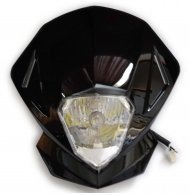 Фара на мотоцикл DRAGON, пластик, копія, чорний, Китай, IS-81 Фара на мотоцикл DRAGON, пластик, копія, чорний, Китай, IS-81