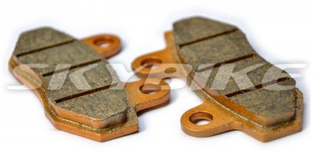 Колодки тормозные на мотоцикл, скутер, диск, комплект, двухпоршневые, Китай