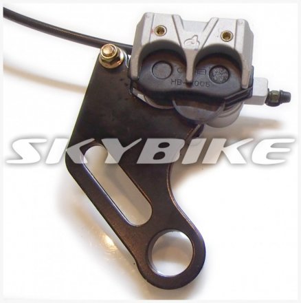 Гальмо заднє на мотоцикл MZK 250, в зборі, оригінал, Китай Гальмо заднє на мотоцикл MZK 250, в зборі, оригінал, Китай