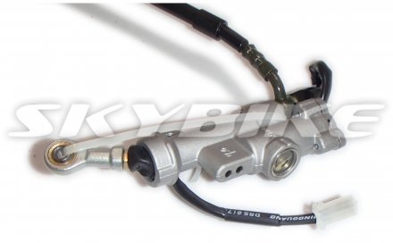 Гальмо заднє на мотоцикл MZK 250, в зборі, оригінал, Китай Гальмо заднє на мотоцикл MZK 250, в зборі, оригінал, Китай