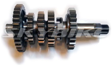 Вторинний вал КПП на мотоцикл DRAGON-125, оригінал, Китай