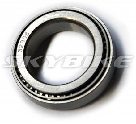 Підшипник 32906X (30х47х12,5) рульової траверси на мотоцикл KAYO K2, KAYO T2, копія, Китай