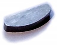 Шпонка колінвала на мотоцикл, двигуни СВ/CBB, 250 кубів, Китай. Шпонка колінвала на мотоцикл, двигуни СВ/CBB, 250 кубів, Китай.