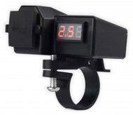 Зарядка USB с вольтметром, прикуриватель для скутера, мотоцикла; IS-04 1 Зарядка USB с вольтметром, прикуриватель для скутера, мотоцикла; IS-04 1