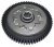 Шестерня приводу зчеплення велика на мопед, мотоцикл 50 кубів, квадроцикл 110 куб, DELTA-50, Китай