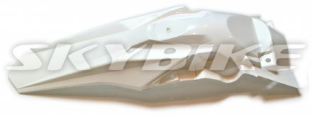 Крышка сидушки задняя на мотоцикл MZK 250, гибкий пластик, Китай