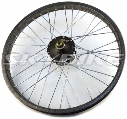 Колесо переднее 22", запчасти для электровелосипеда, на велосипед с электромотором LAMA (A30B), 48V 350W.