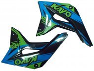 Накладка бака на мотоцикл KAYO T4, T2 2020, (к-т) оригинал, черный пластик, Китай Накладка бака на мотоцикл KAYO T4, T2 2020, (к-т) оригинал, черный пластик, Китай