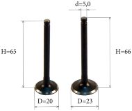 Клапана на квадроцикл skybike HYPER 110, оригінал, Китай Клапана на квадроцикл skybike HYPER 110, оригінал, Китай