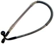 Шланг гальмівний на мотоцикл DRAGON, LIGER-II-200, skymoto MATADOR-II-200, передній, армований, L-140, оригінал, Китай Шланг гальмівний на мотоцикл DRAGON, LIGER-II-200, skymoto MATADOR-II-200, передній, армований, L-140, оригінал, Китай