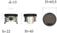 Поршень на мотоцикл 200 кубов, 63,5  мм, в сборе, двигатель CG-200, новые оригинальные запчасти Китай Поршень на мотоцикл 200 кубов, 63,5  мм, в сборе, двигатель CG-200, новые оригинальные запчасти Китай