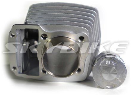 Поршневая на мотоцикл 125 кубов, 56,5 мм, в сборе, BIRD-125, копия, Китай Поршневая на мотоцикл 125 кубов, 56,5 мм, в сборе, BIRD-125, копия, Китай