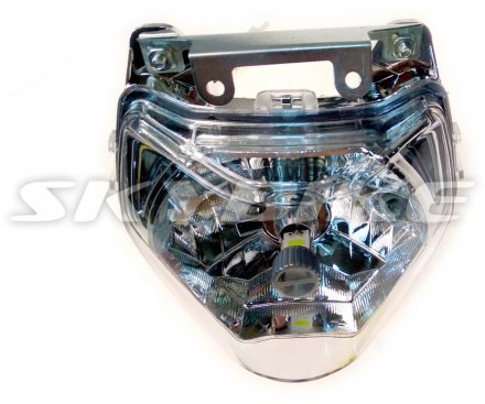 Фара на мотоцикл CRX 250, CRDX 200 (21-18/17-17), LED, оригінал, Китай