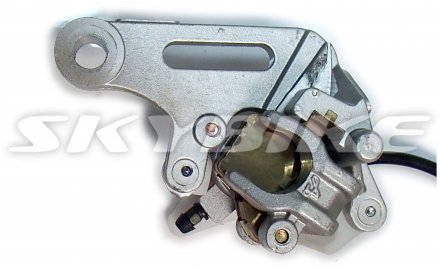 Гальмо заднє на мотоцикл KAYO T2, однопоршневе, оригінал, Китай