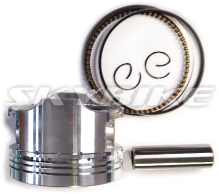 Поршень на мотоцикл 125 кубів, 56,5 мм, у зборі, BIRD-125, копія, Китай