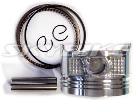 Поршень на мотоцикл 125 кубів, 56,5 мм, у зборі, BIRD-125, копія, Китай