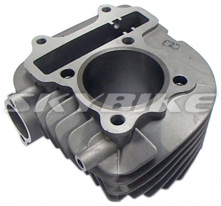 Циліндр 57,4 мм, 150 кубів, нові оригінальні запчастини на мопед, скутер, моторолер skymoto ASIA-150, BRAVO-150, квадроцикл HYPER-150 Циліндр 57,4 мм, 150 кубів, нові оригінальні запчастини на мопед, скутер, моторолер skymoto ASIA-150, BRAVO-150, квадроцикл HYPER-150