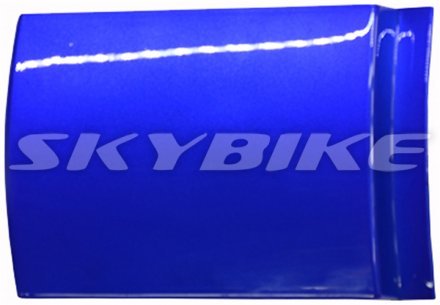 Кришка сидіння задня, пластик на мотоцикл skymoto QM125-10N, нові оригінальні запчастини QINGQI, синій, Китай Кришка сидіння задня, пластик на мотоцикл skymoto QM125-10N, нові оригінальні запчастини QINGQI, синій, Китай