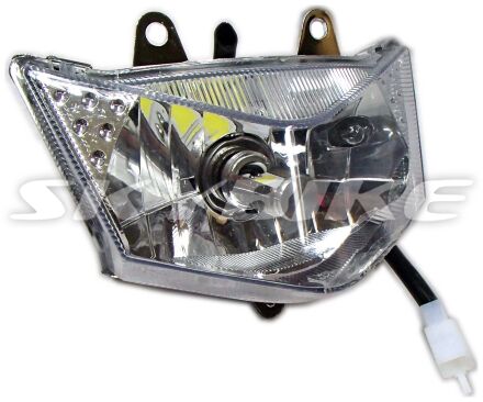 Фара на мотоцикл CRDX 200 (LED), оригінал, Китай