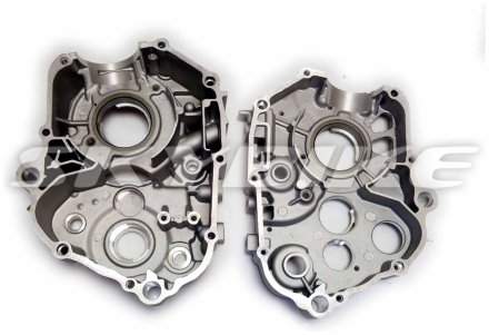 Картер на пітбайк KAYO TD125, лiвий, для двигуна зi стартером, Китай